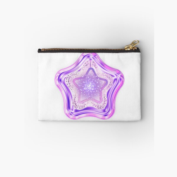 Item preview, 3D Chrome Purple Glowing Star Y2K Aesthetic designed and sold by MinimalAurashop.