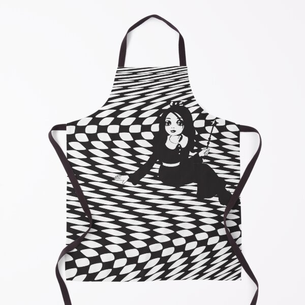 Item preview, Vintage Fairy Doll in Optical Art Checkered Illusion designed and sold by cremedecolor.