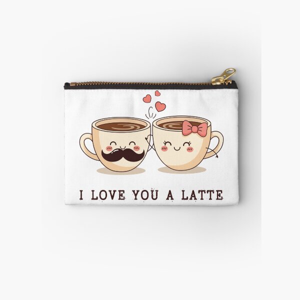 Item preview, I Love You A Latte - Cute Coffee Couple designed and sold by FemmePod.