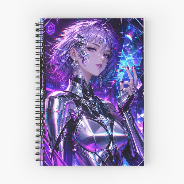 Item preview, Chrome Idol with Signal Error — Cyberpunk Anime Glitch designed and sold by Apocalyptic Art Studio.