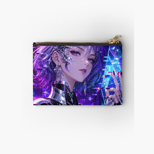 Item preview, Chrome Idol with Signal Error — Cyberpunk Anime Glitch designed and sold by Apocalyptic Art Studio.