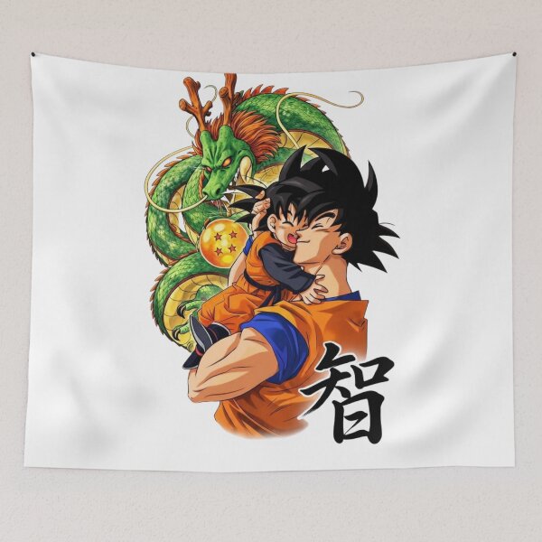Item preview, Dragon Ball Goku Father Son Shenron Design designed and sold by FreakToons.