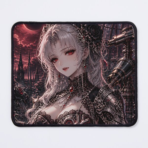 Item preview, Vampire Countess of the Mechanical Heart — Steampunk Gothic Romance designed and sold by Apocalyptic Art Studio.
