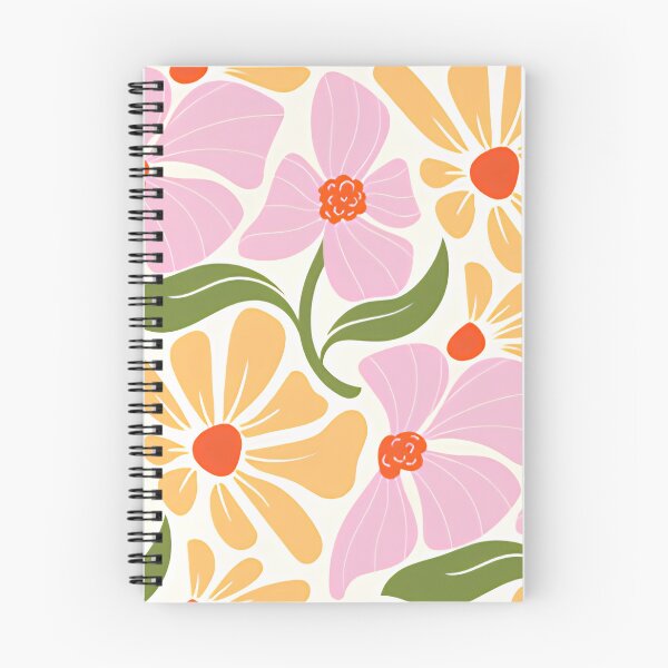 Item preview, Dreamy Pastel Lilac and Peach Floral Seamless Pattern designed and sold by LuxocaDesigns24.
