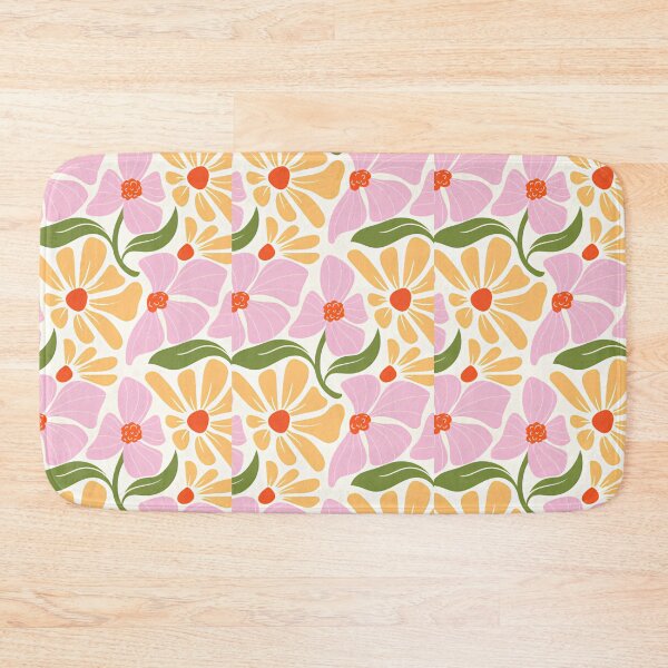 Item preview, Dreamy Pastel Lilac and Peach Floral Seamless Pattern designed and sold by LuxocaDesigns24.