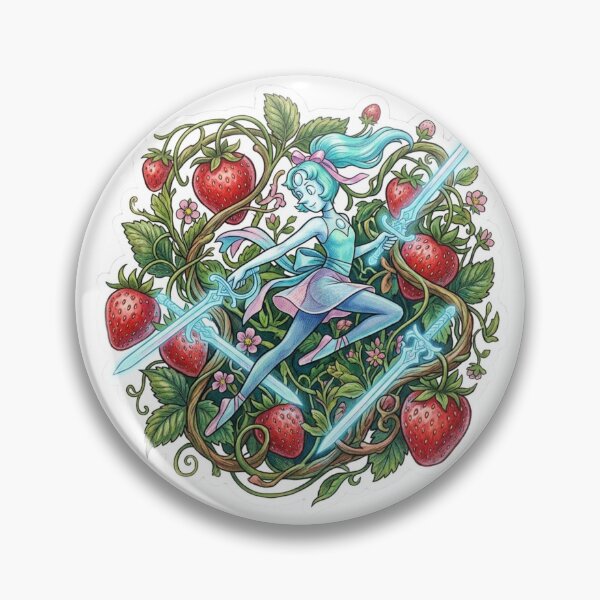Item preview, Pearl's Strawberry Battlefield - Steven Universe Organic designed and sold by 0Zetgest.