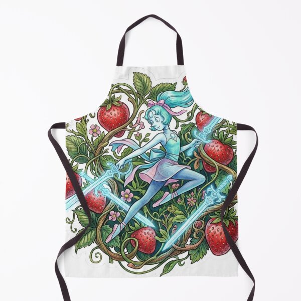 Item preview, Pearl's Strawberry Battlefield - Steven Universe Organic designed and sold by 0Zetgest.