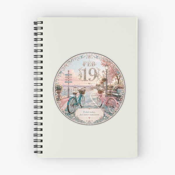 Item preview, February 19 Cycling Birthday Design designed and sold by LunaMoments.