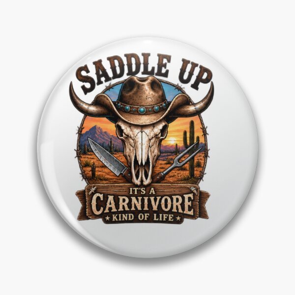 Item preview, SADDLE UP It's a Carnivore Kind of Life designed and sold by CarnivoreGifts.