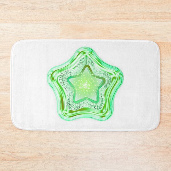 Item preview, 3D Chrome Green Neon Star Y2K Aesthetic designed and sold by MinimalAurashop.