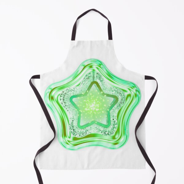 Item preview, 3D Chrome Green Neon Star Y2K Aesthetic designed and sold by MinimalAurashop.