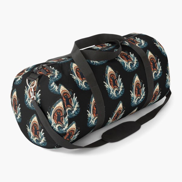 Item preview, Black Cat Selfie with Shark designed and sold by palaco210.