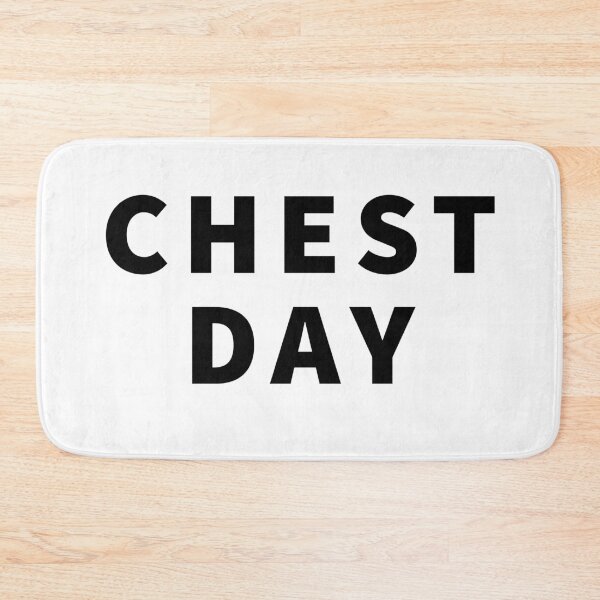 Item preview, Chest Day Gym Workout Fitness Motivation designed and sold by Nomad-Maynard.