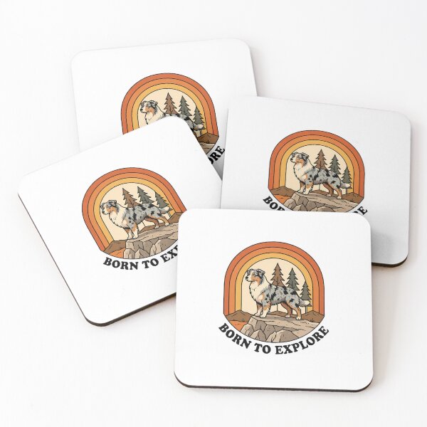 Item preview, Australian Shepherd Exploring Hills designed and sold by SHOP-Corner.