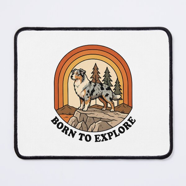 Item preview, Australian Shepherd Exploring Hills designed and sold by SHOP-Corner.