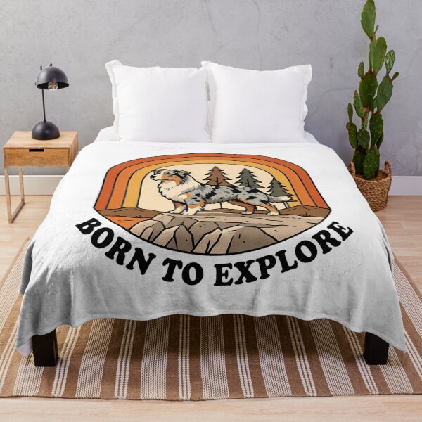 Item preview, Australian Shepherd Exploring Hills designed and sold by SHOP-Corner.