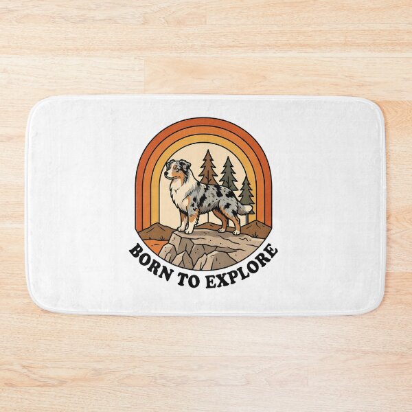 Item preview, Australian Shepherd Exploring Hills designed and sold by SHOP-Corner.
