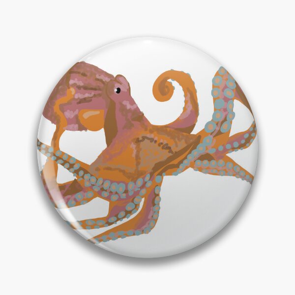 Item preview, wild octopus  designed and sold by Katyslittlestickershop.