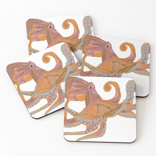 Item preview, wild octopus  designed and sold by Katyslittlestickershop.