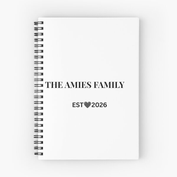 Item preview, The Amies Family Est2026-Minimalist Personalised Family Nmae designed and sold by Amies family design .