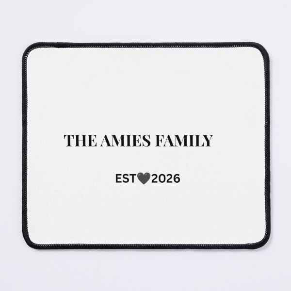 Item preview, The Amies Family Est2026-Minimalist Personalised Family Nmae designed and sold by Amies family design .