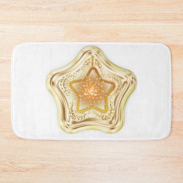 Item preview, 3D Chrome Luxury Gold Star Y2K Aesthetic designed and sold by MinimalAurashop.