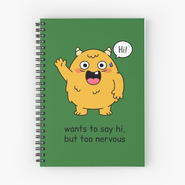 Item preview, Cute Monster Wants to Say Hi designed and sold by sweetfourty.