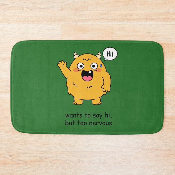 Item preview, Cute Monster Wants to Say Hi designed and sold by sweetfourty.