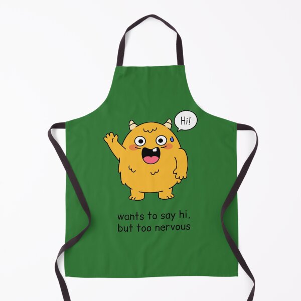 Item preview, Cute Monster Wants to Say Hi designed and sold by sweetfourty.