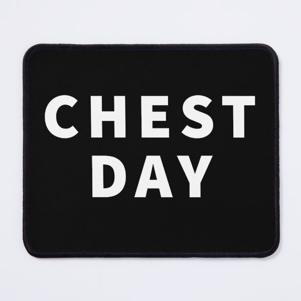 Item preview, Chest Day Gym Workout Fitness Motivation designed and sold by Nomad-Maynard.