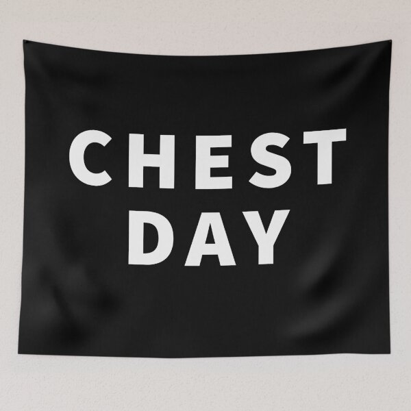 Item preview, Chest Day Gym Workout Fitness Motivation designed and sold by Nomad-Maynard.