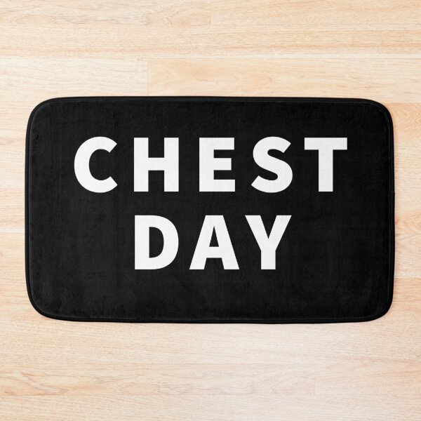 Item preview, Chest Day Gym Workout Fitness Motivation designed and sold by Nomad-Maynard.