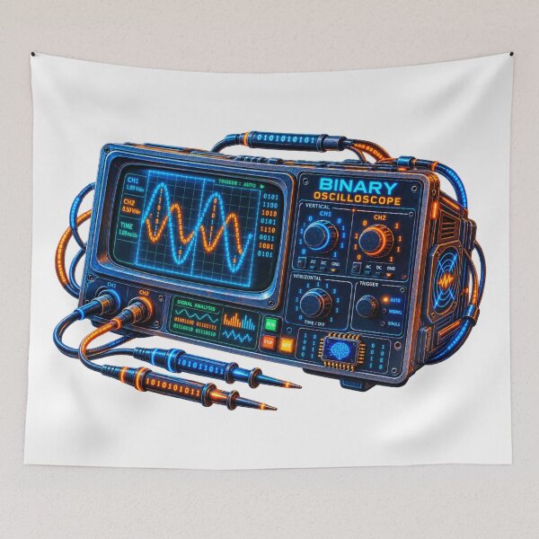 Item preview, Binary Oscilloscope — Digital Signal designed and sold by Kicor.