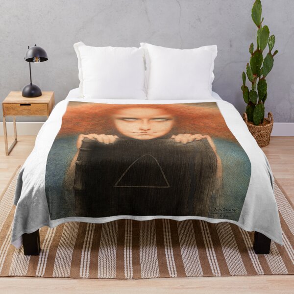 Item preview, Mysteriosa a.k.a. Portrait of Claire Merrill a.k.a. Portrait of Madame Stuart Merrill by Jean Delville, 1892 designed and sold by Hedrin.