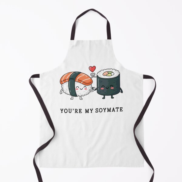 Item preview, You're My Soymate - Cute Sushi Couple Pun designed and sold by FemmePod.