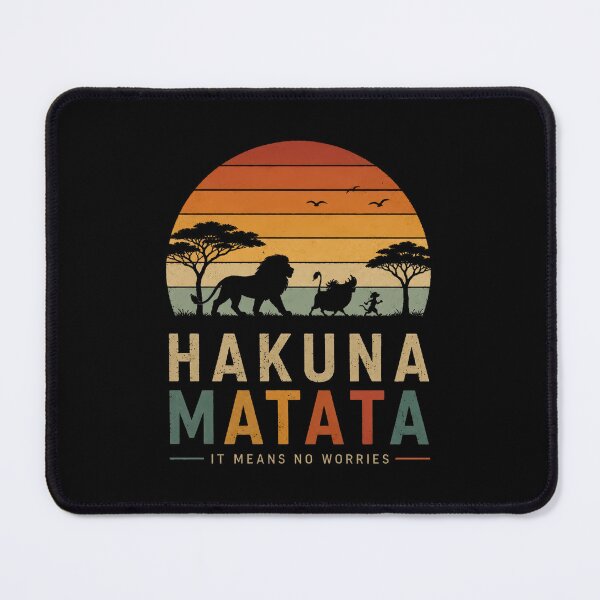 Item preview, Hakuna Matata Safari Sunset | Retro Wildlife designed and sold by pick-o-print.