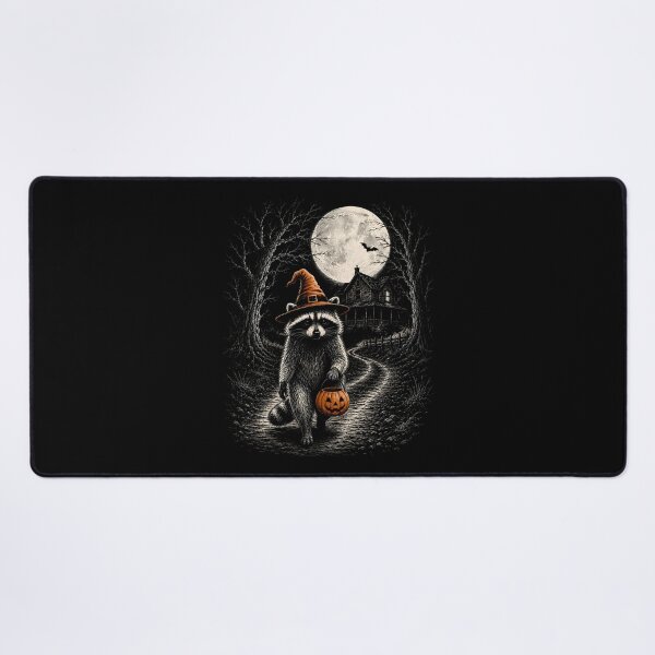 Item preview, Halloween Racoon With Pumpkin, Trick or Treat Shirt designed and sold by MalwasBasket.