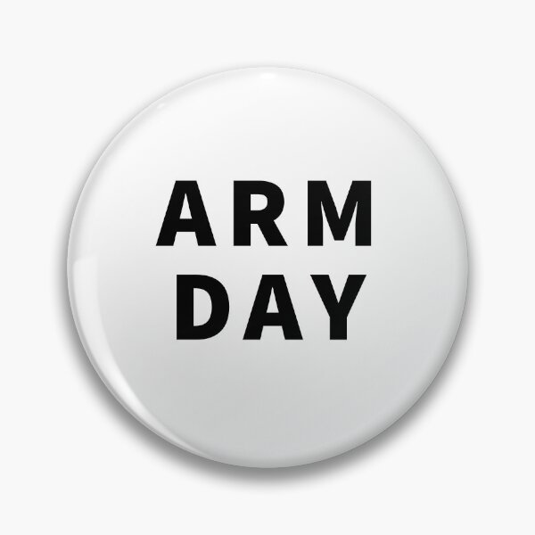Item preview, Arm Day Gym Workout Fitness Motivation designed and sold by Nomad-Maynard.