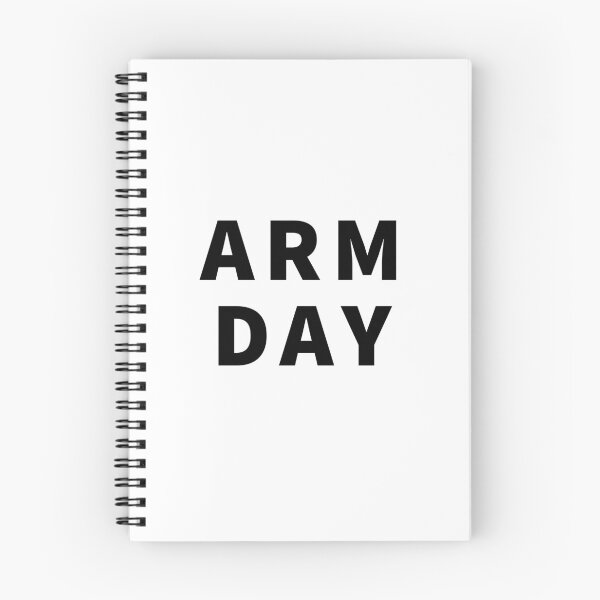 Item preview, Arm Day Gym Workout Fitness Motivation designed and sold by Nomad-Maynard.