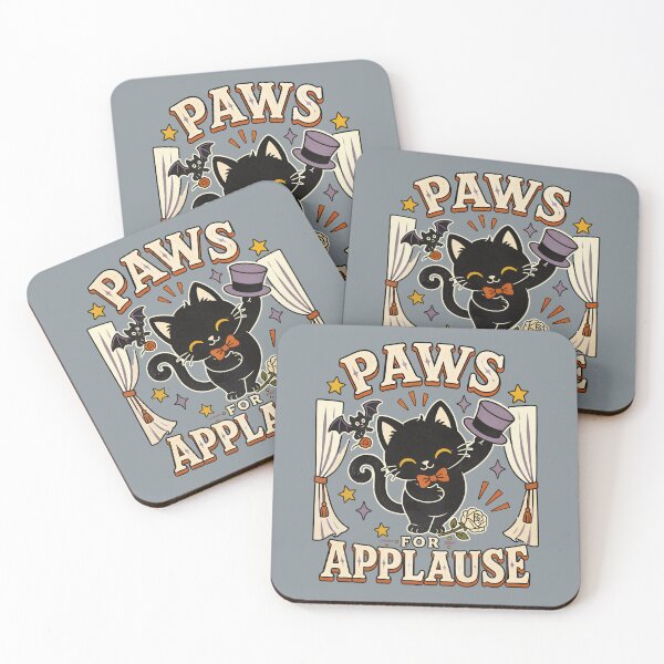Item preview, Paws for Applause Retro Theater Black Cat designed and sold by  MAD's Recreation Studio.