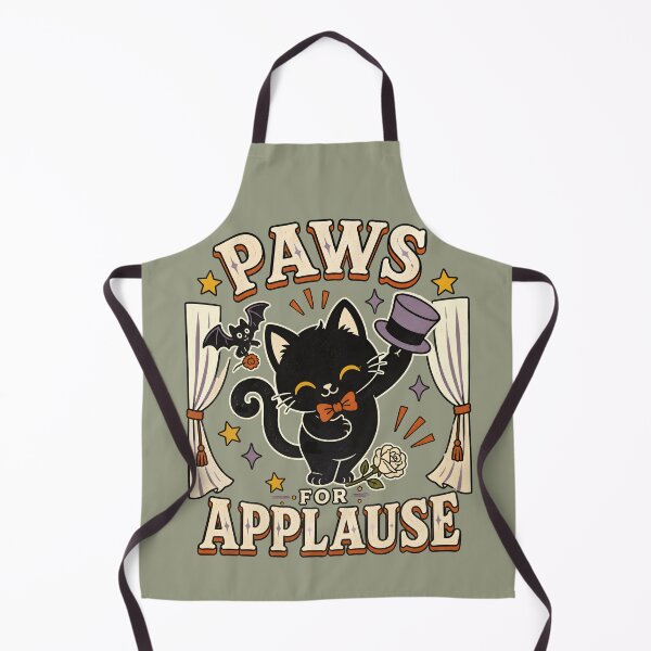 Item preview, Paws for Applause Retro Theater Black Cat designed and sold by  MAD's Recreation Studio.