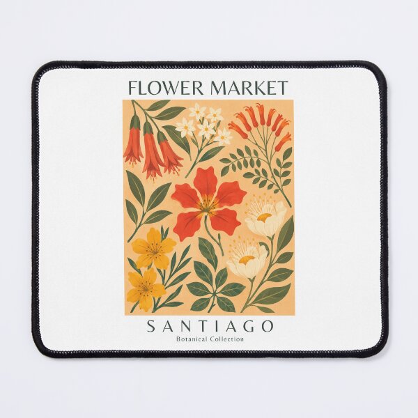 Item preview, Santiago - Flower Market designed and sold by StudioRedKoala.
