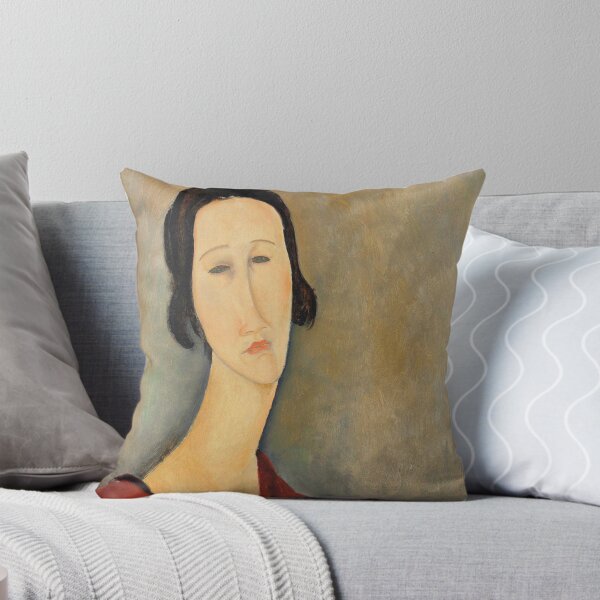 Item preview, Vintage Portrait Wall Art, Madame Hanka Zborowska, Amedeo Modigliani Art Print designed and sold by RickE.