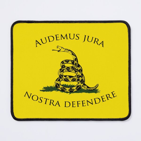 Item preview, Gadsden: We Dare Defend Our Rights - Alabama Version 2 designed and sold by HeyFritters' Redbubble Shop.