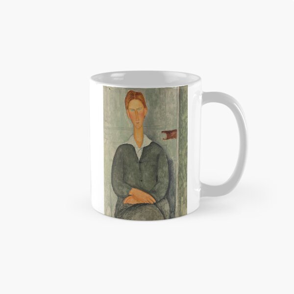 Item preview, Vintage Portrait Wall Art, Jeune Homme Roux Assis, Amedeo Modigliani Art Print designed and sold by RickE.