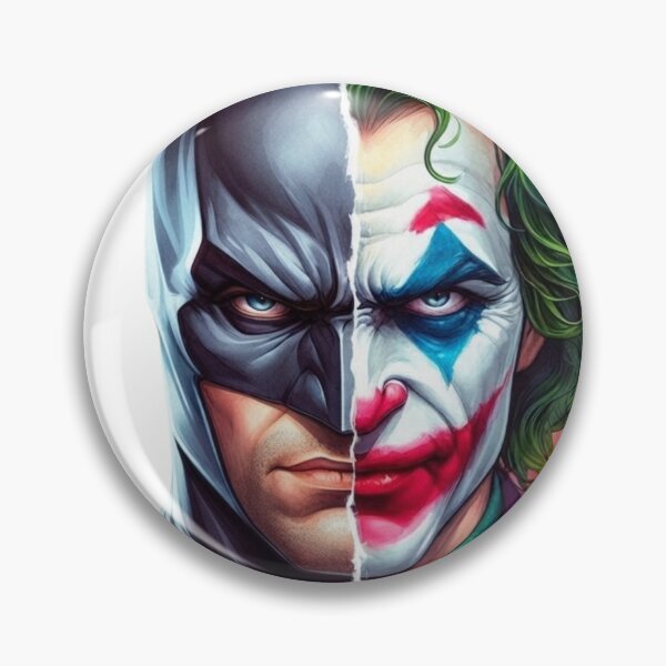 Item preview, Batman vs Joker: A Portrait of Duality and Chaos designed and sold by FreakToons.