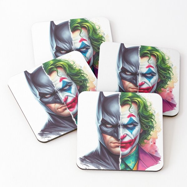 Item preview, Batman vs Joker: A Portrait of Duality and Chaos designed and sold by FreakToons.
