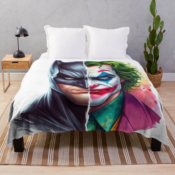 Aperçu de l'œuvre Batman contre le Joker : Un portrait de la dualité et du chaos créée et vendue par FreakToons.