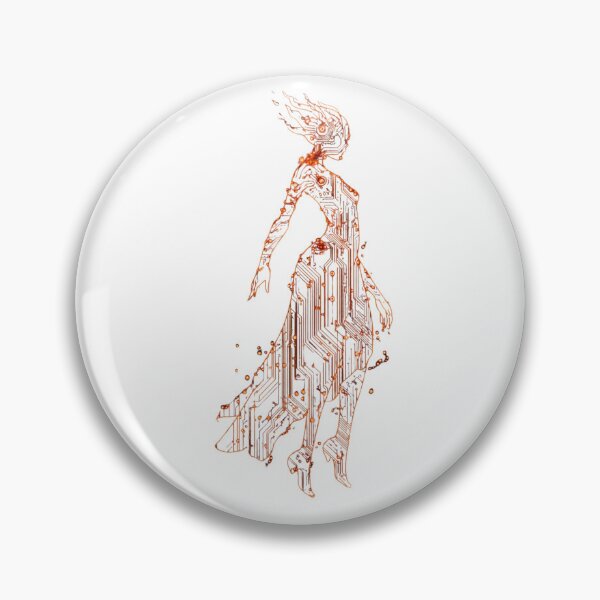 Item preview, Ethereal Circuit Board Silhouette- Abstract Sci-Fi Cyberpunk Art  designed and sold by LC&LCPlatform.