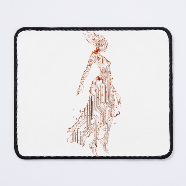 Item preview, Ethereal Circuit Board Silhouette- Abstract Sci-Fi Cyberpunk Art  designed and sold by LC&LCPlatform.